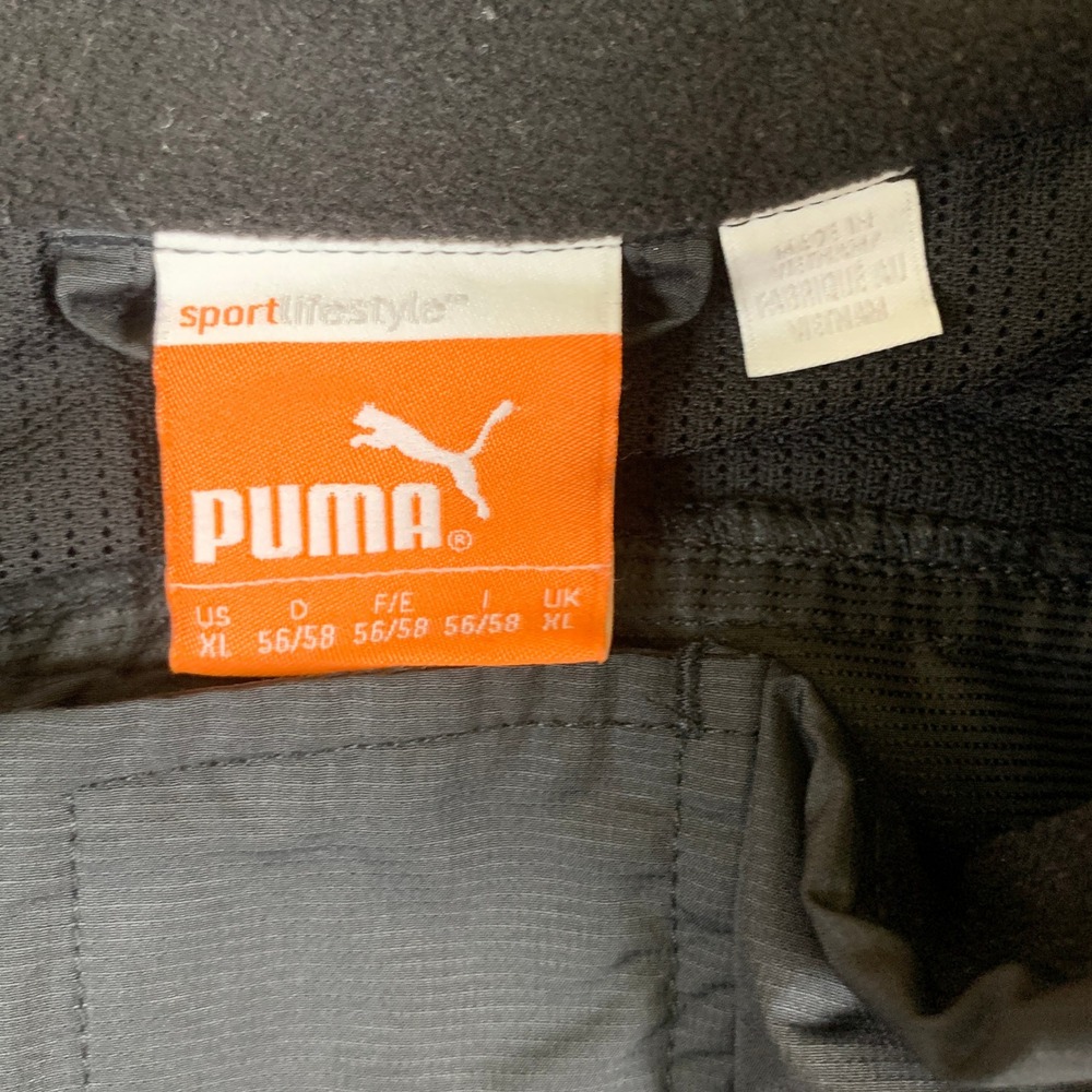 Puma SportLifestyle Mens XL Black Windbreaker Vest Full Zip Running Training - Picture 4 of 7
